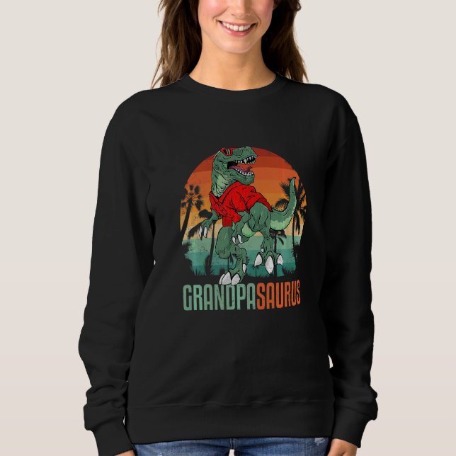 Sudadera Abuelo Rex Abuelo Saurus Dinosaur Sunglass (Anverso)