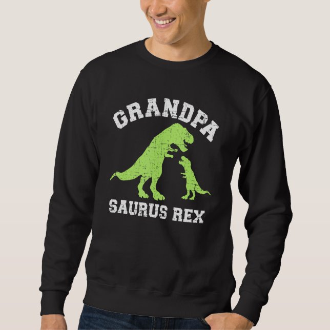 Sudadera Abuelo rex dinosaurio para el abuelo (Anverso)