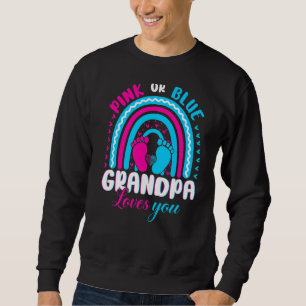 Sudadera Abuelo rosa o azul te ama Fiesta de revelación de