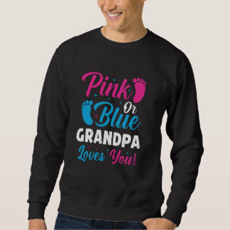 Sudadera Abuelo Rosa O Azul Te Ama Graciosa Revelación De G