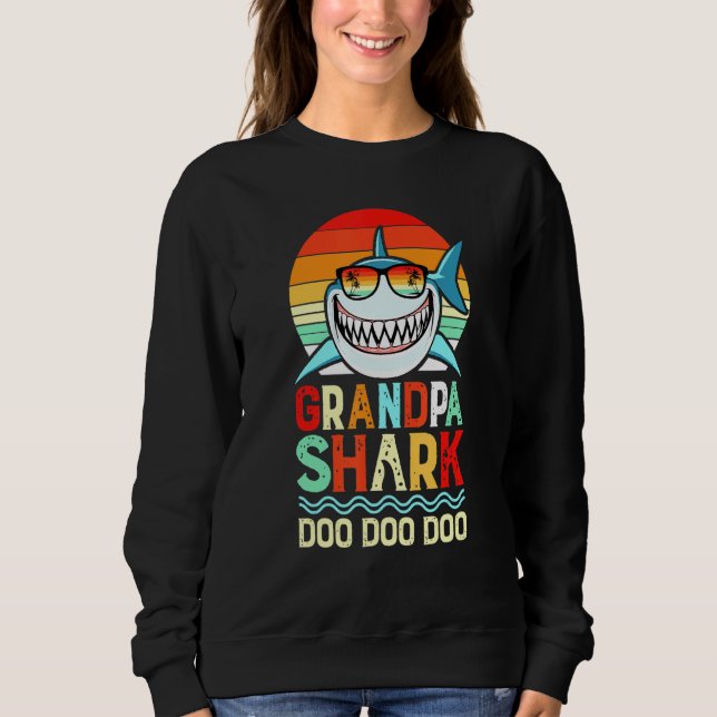 Sudadera Abuelo Shark Doo Doo Doo (Anverso)