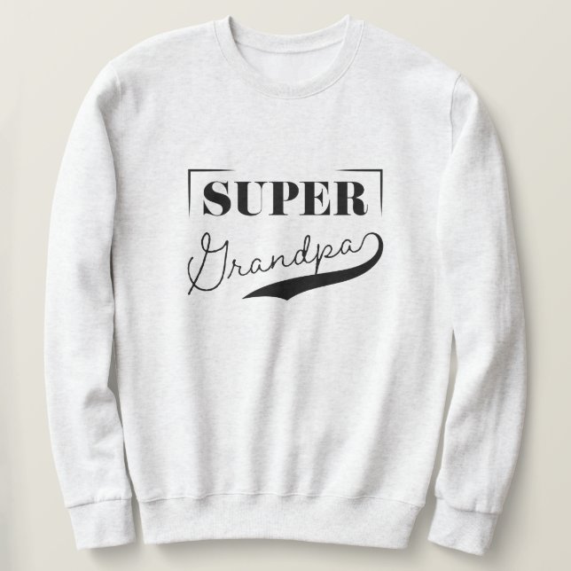 Sudadera Abuelo Super (Anverso del diseño)