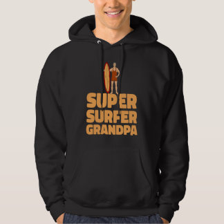 Sudadera Abuelo surfista olas tabla de surf surfista abuelo