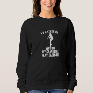 Sudadera Abuelos Prefieren Ver Jugar a Mis Nietos Béisbol