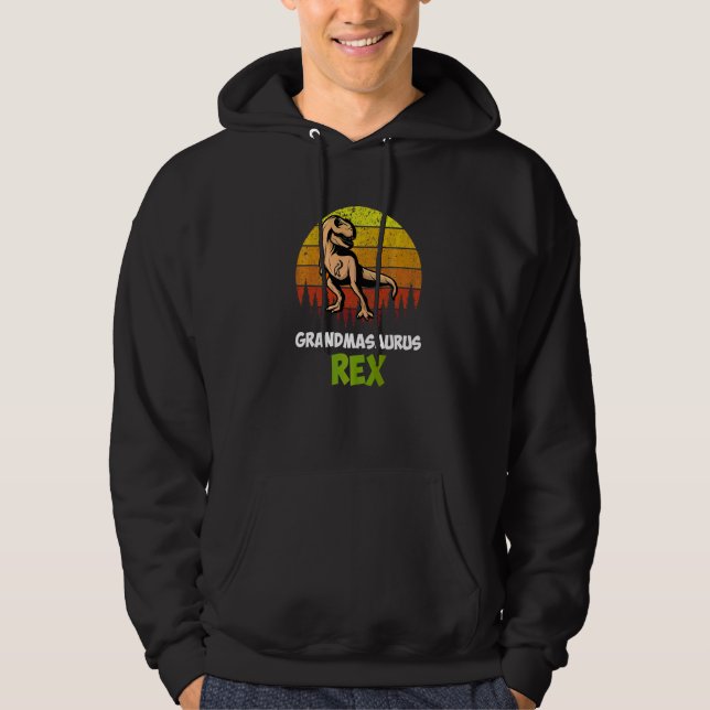 Sudadera Abuelosaurio Espinosaurio Dinosaurio Lindo Día de  (Anverso)