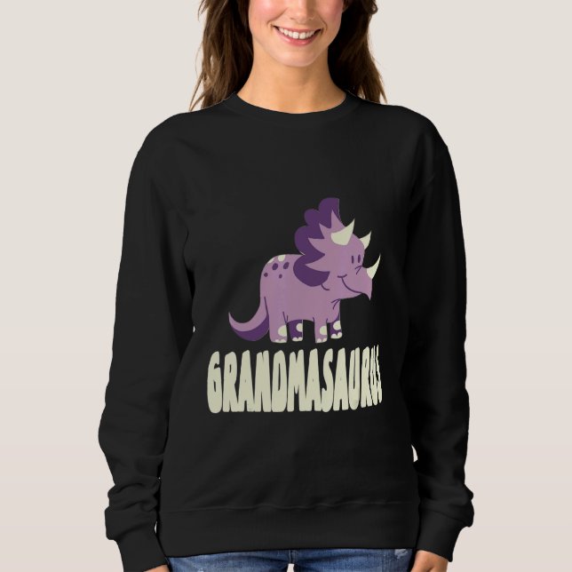 Sudadera Abuelosaurio Rex Abuela Saurio Dinosaurio (Anverso)