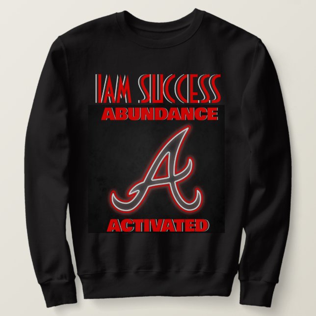 SUDADERA ABUNDANCIA ACTIVADA (Anverso del diseño)