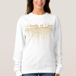 Sudadera Abundante Oro Brillante Dorado