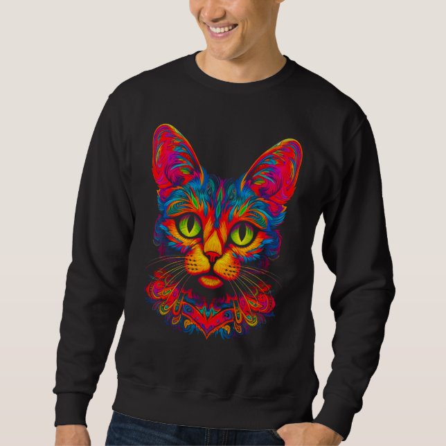 Sudadera Abyssinian Cat Art (Anverso)