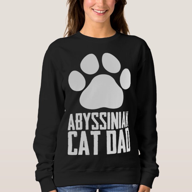 Sudadera Abyssinian kitten  Abyssinian mom  Abyssinian dad  (Anverso)