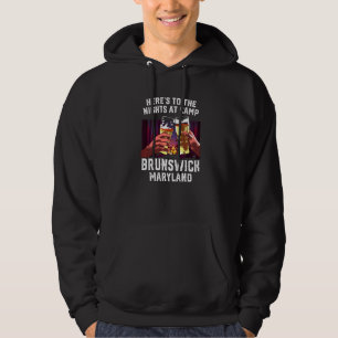 Sudadera Acá A Las Noches En Camp Brunswick Camping Mary