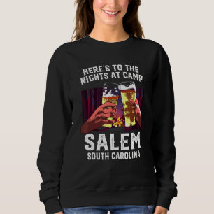 Sudadera Acá A Las Noches En El Campamento Salem Camping So