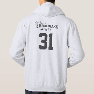 Sudadera Acá para avergonzar a mi hijo