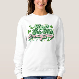 Sudadera Acá por el Día de San Patricio