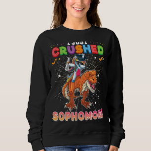 Sudadera Acabo De Aplastar A Sophomore Dabbing Unicorn Dino