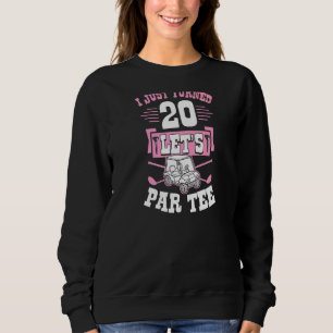Sudadera Acabo de cumplir 20 años en Let's Par Golf Cart 20