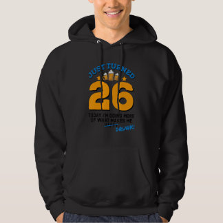 Sudadera Acabo de cumplir 26 años bebiendo cerveza 26º cump