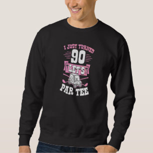 Sudadera Acabo de cumplir 90 años Let's Par Golf Cart 90th