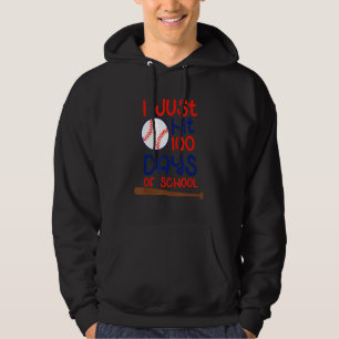 Sudadera Acabo de recibir 100 días del Béisbol Feliz 100° D