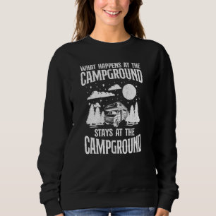 Sudadera Acampando Lo Que Pasa En El Campsite Motorhome Cam