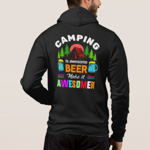 Sudadera Acampar es cerveza increíble Hazlo más increíble-6