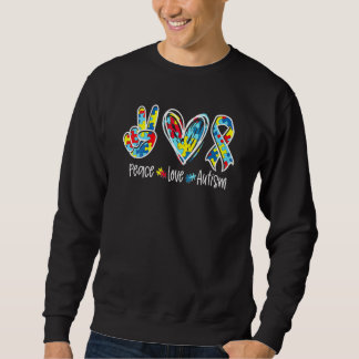 Sudadera Accept Understand Love Puzzle Piece Autism Awarene