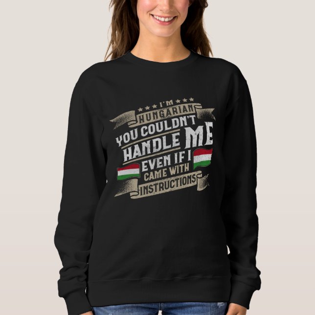 Sudadera Accesorios de Hungría Bandera de húngaros Hombres  (Anverso)