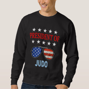 Sudadera Accesorios de Judo Dicho de Judo Bandera de EE. UU