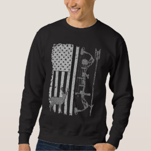 Sudadera Accesorios de la bandera de caza de venados nortea