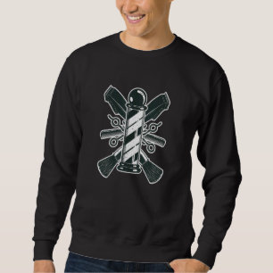 Sudadera Accesorios de la Barbería Retro Hair St de Pole vi