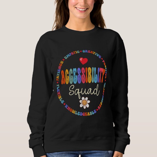 Sudadera Accessibility Squad Special Education Teacher Spec (Anverso)