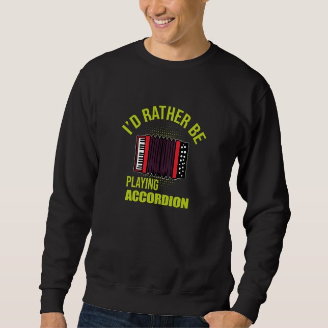Sudadera Accordion Music Teacher Teaching Music (Anverso)