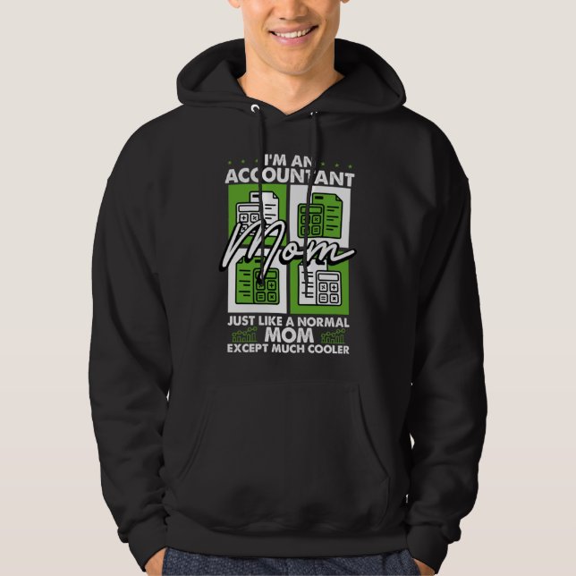 Sudadera Accounting Motherhood Best Mom Ever Accountant Mot (Anverso)