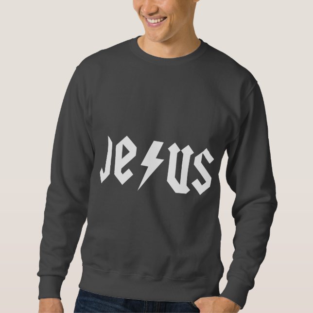 Sudadera ACDC Jesús (Anverso)