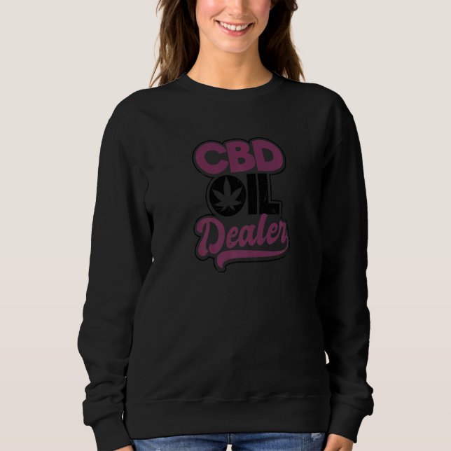Sudadera Aceite de Cbd para Distribuidor de Petróleo (Anverso)