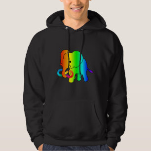 Sudadera Aceptación activa del autismo del elefante del beb