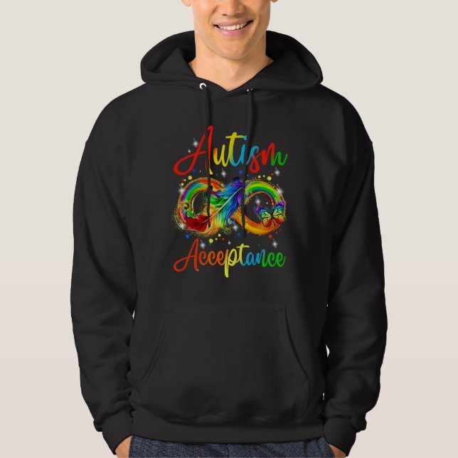 Sudadera aceptación del autismo (Anverso)