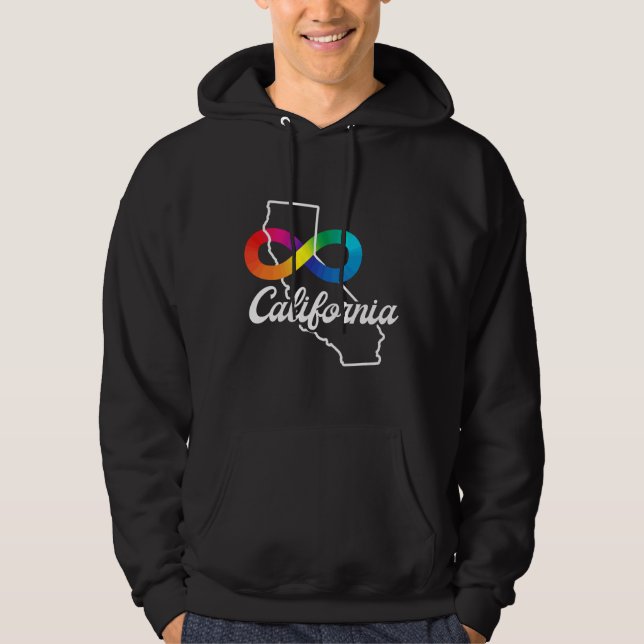 Sudadera Aceptación del autismo de California (Anverso)