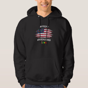Sudadera Aceptar Comprender Amor Autismo Concienciación Est