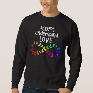 Sudadera Aceptar Comprender amor Neurodiversidad Autopista 