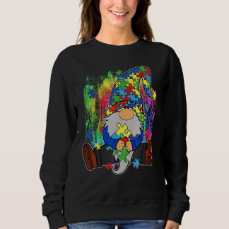Sudadera Aceptar comprender el amor Gnome Gnome Piezas Auti