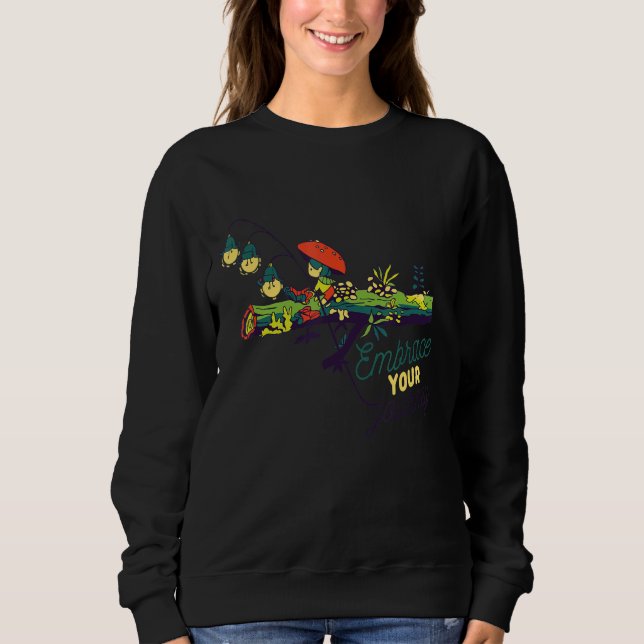 Sudadera Acepte su viaje (Anverso)