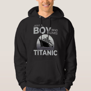 Sudadera Acerca de la historia del barco Titanic hundiendo 