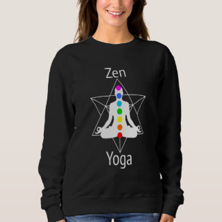 Sudadera Achieve Zen  Align Chakras With Yoga Lotus Positio