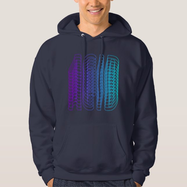 Sudadera Acid House Vaporwave Techno House Music EDM Lover (Anverso)