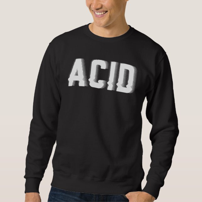 Sudadera ACID Techno House Industrial Music EDM Rave DJ Par (Anverso)
