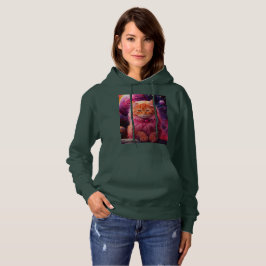 Sudadera Acogedor estilo gato con Hoodie