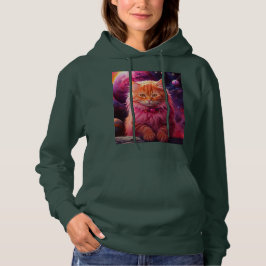 Sudadera Acogedor estilo gato con Hoodie