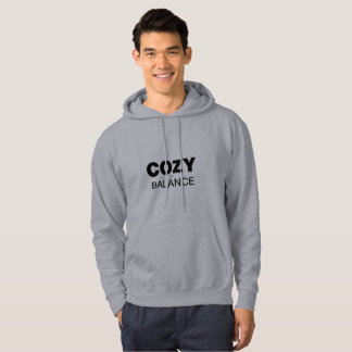 Sudadera ACOGEDOR O EQUILIBRIO Hoodie de Tipografía Minimal
