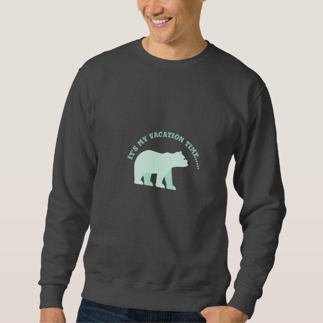 Sudadera Acogedor sudadero de oso polar - Abraza el Ártico  (Anverso)